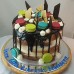 Drip Cake - Macarons with Chocolate - NOT Nut Free (4L)